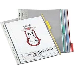Selailutelineen tasku Durable Function 5607 sininen 5kpl