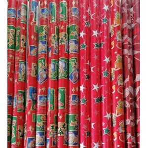 Joulupaperi 70cm x 5m (erilaisia)