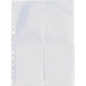 Valokuvatasku 10x15 A4 PP 4 taskua 10 kpl