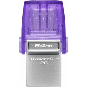 Muistitikku Kingston DataTraveler 64GB usb-A ja usb-C