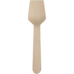Jäätelölusikka puinen 9,5 cm FSC 100kpl