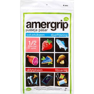 Grip-pussi Amergrip 0,5L 25 pussia