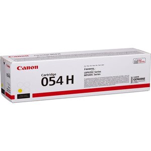 Värikasetti laser Canon 054H Y keltainen