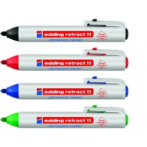 Edding retract 11 permanent marker mekanismilla
