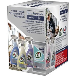 Cif Puhtaanapitopaketti 6 erillaista Pro Formula tuotetta