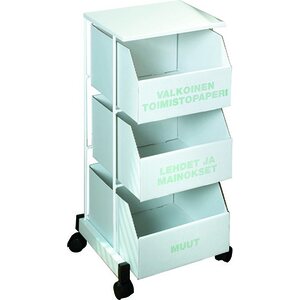 Kierrätyslaatikosto Ecosort + 3 laatikkoa