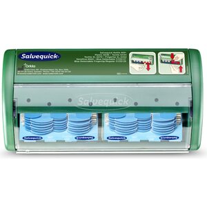 Laastariautomaatti Salvequick siniset laastarit (elintarviketuotanto)