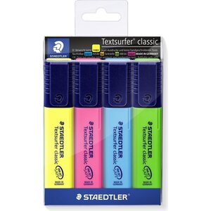 Korostuskynä Staedtler Textsurfer 364 4 väriä