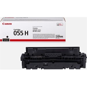 Värikasetti laser Canon 055H BK LBP664/MF742 musta
