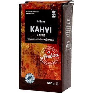 Priima 500g suodatinjauhatus UTZ vaalea paahto