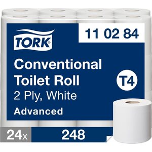 Wc-paperi Tork Advanced T4 2-krt valkoinen 24 rullaa