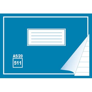 Kirjoitusvihko A5/20 511 viivallinen