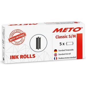Värirulla hinnoittelijaan Meto Classic S/M (5 rullan pkt)