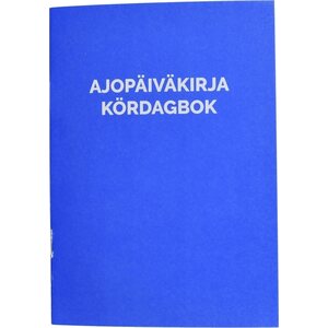 Ajopäiväkirja 184 A6 32 sivua vapaa autoetu