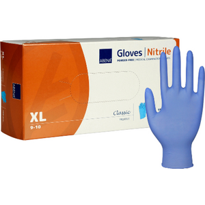 Nitriilikäsine sininen 150kpl, puuteriton
