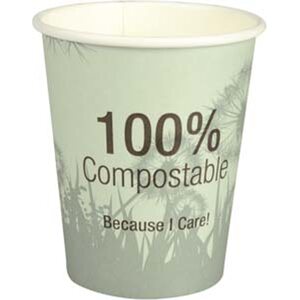 Kahvikuppi 24cl Ø8cm pap/PLA kompostoituva 50kpl