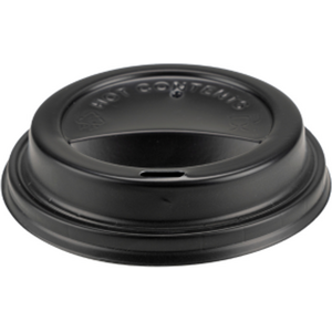 Kansi kahvikuppiin Ø9cm musta PP 100kpl