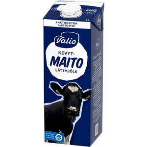 Kevytmaito Valio laktoositon UHT 1L