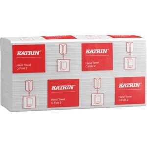 Käsipyyhe Katrin Classic C-taitettu 2-krs. valkoinen 16x100kpl