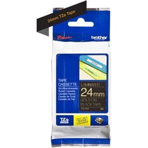 Tarrakasetti Brother TZe-354 24mm musta/kulta