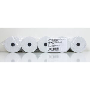 Lämpöpaperirulla 76x66/12 mm 61 m BPA vapaa
