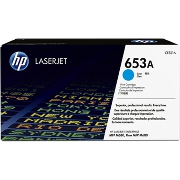 Värikasetti Laser HP 653A/CF321A CLJ MFP M680 sininen