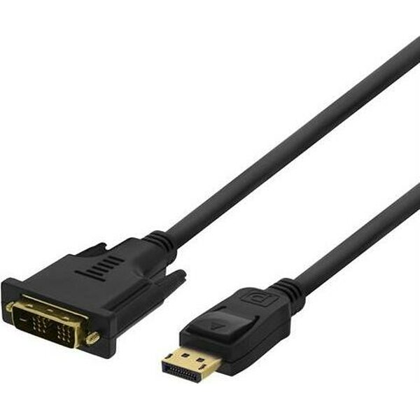 Näyttökaapeli DisplayPort uros - DVI-D Single Link uros