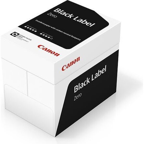 Canon black label kopiopaperi Zero A4 80g 5x500 arkkia (ltk)