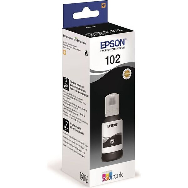 Epson 102 EcoTank Musta pullo