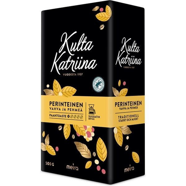 Kulta Katriina 500g vaalea paahto suodatin jauhatus