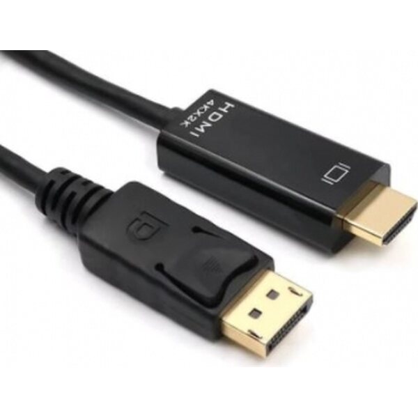 DisplayPort - HDMI kaapeli 1.8m 4k