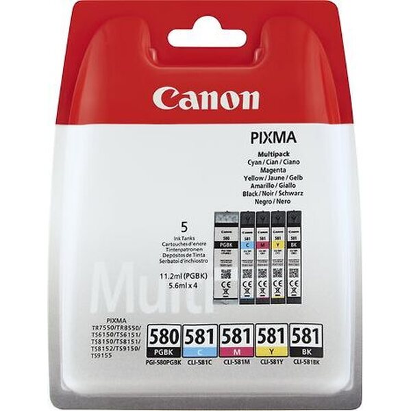 Canon pgi-580/cli-581 5 värin paketti