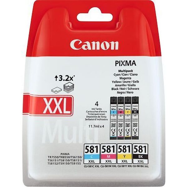 Canon CLI-581XXL 4 värin paketti