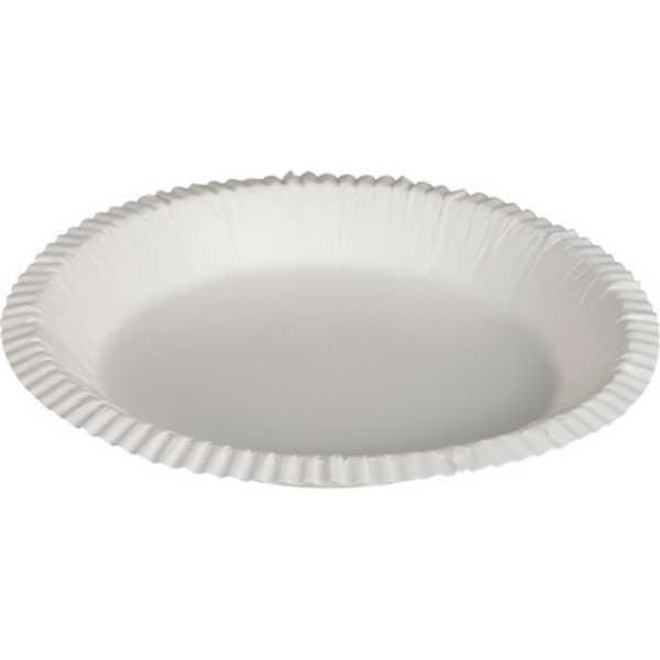 Kartonkilautanen 19cm 400ml valkoinen 100kpl