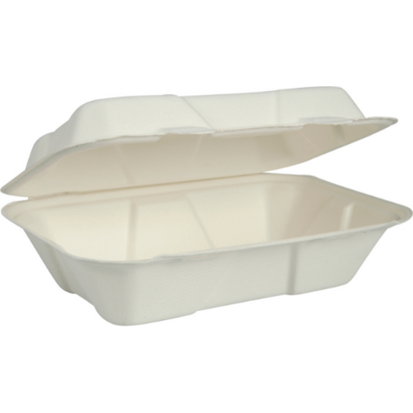 Take away rasia bagassi 229 x 155 x 7,65mm 1-os. valkoinen 50kpl