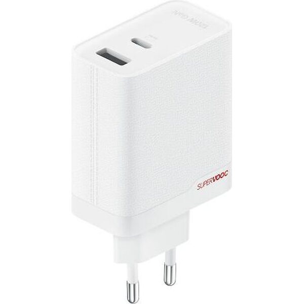 Oneplus Supervooc verkkolaturi USB-C ja USB-A 120w