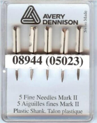Kiinnikepistoolin neula Avery Dennison 05023 Mark II 5 kpl