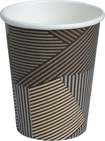 Kartonkinen kuumakuppi Ø8cm 240/280ml 50kpl ruskea